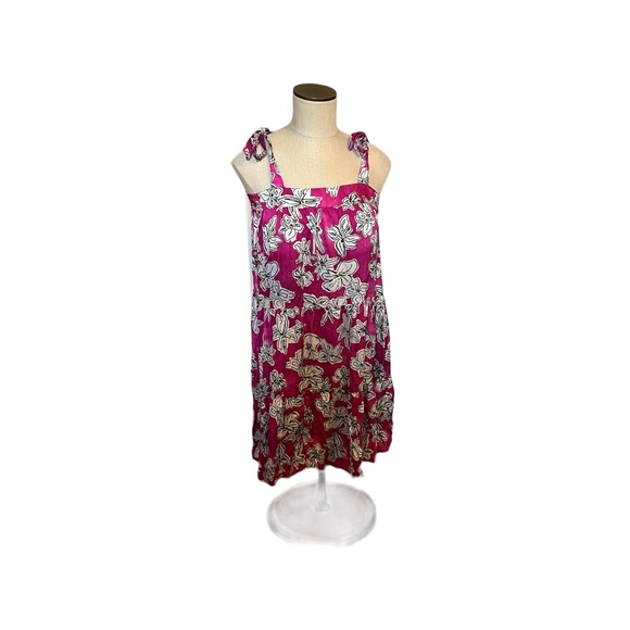 FRNCH Reina Viola Tiered Sundress in Hot Pink Floral Size Size S NWOT - Picture 8 of 8